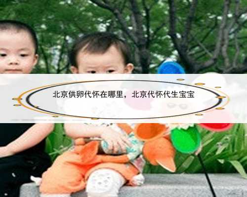 北京供卵代怀在哪里，北京代怀代生宝宝